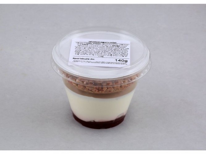 Jogurt jahoda s müsli
