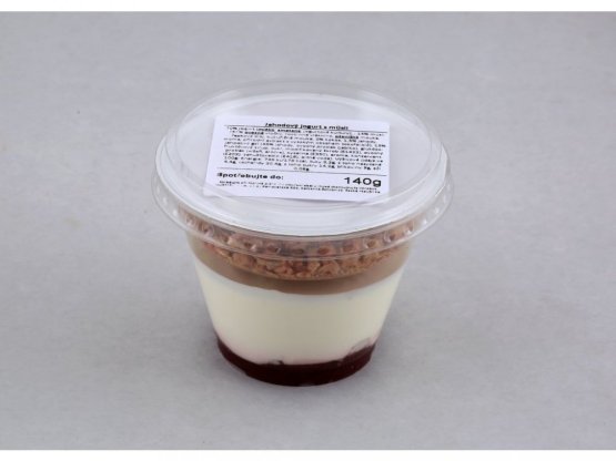 Jogurt jahoda s müsli