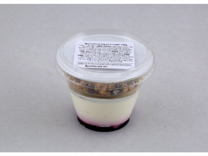 Jogurt borůvka s müsli