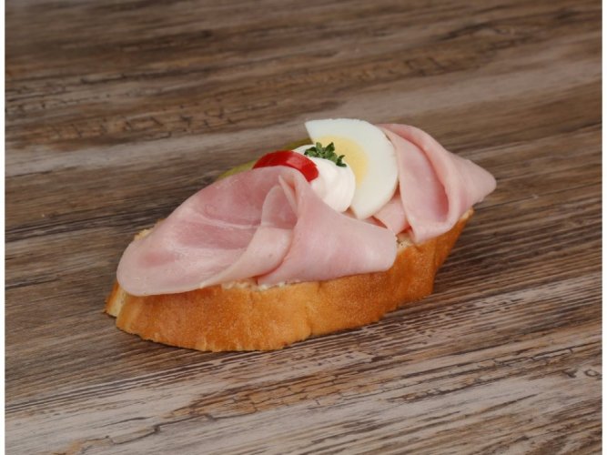 Chlebíček se šunkou